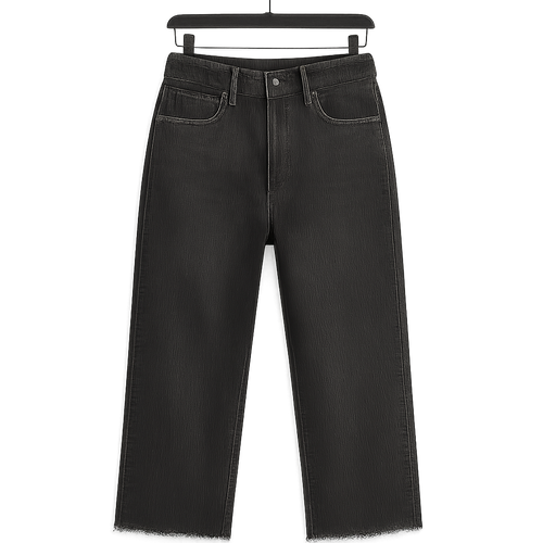 Charcoal Denim Crops - Pourenor Pants
