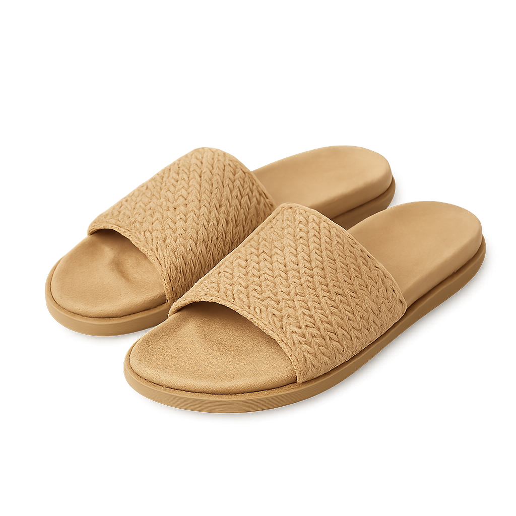 Dune Weave Slides - Pourenor Shoes