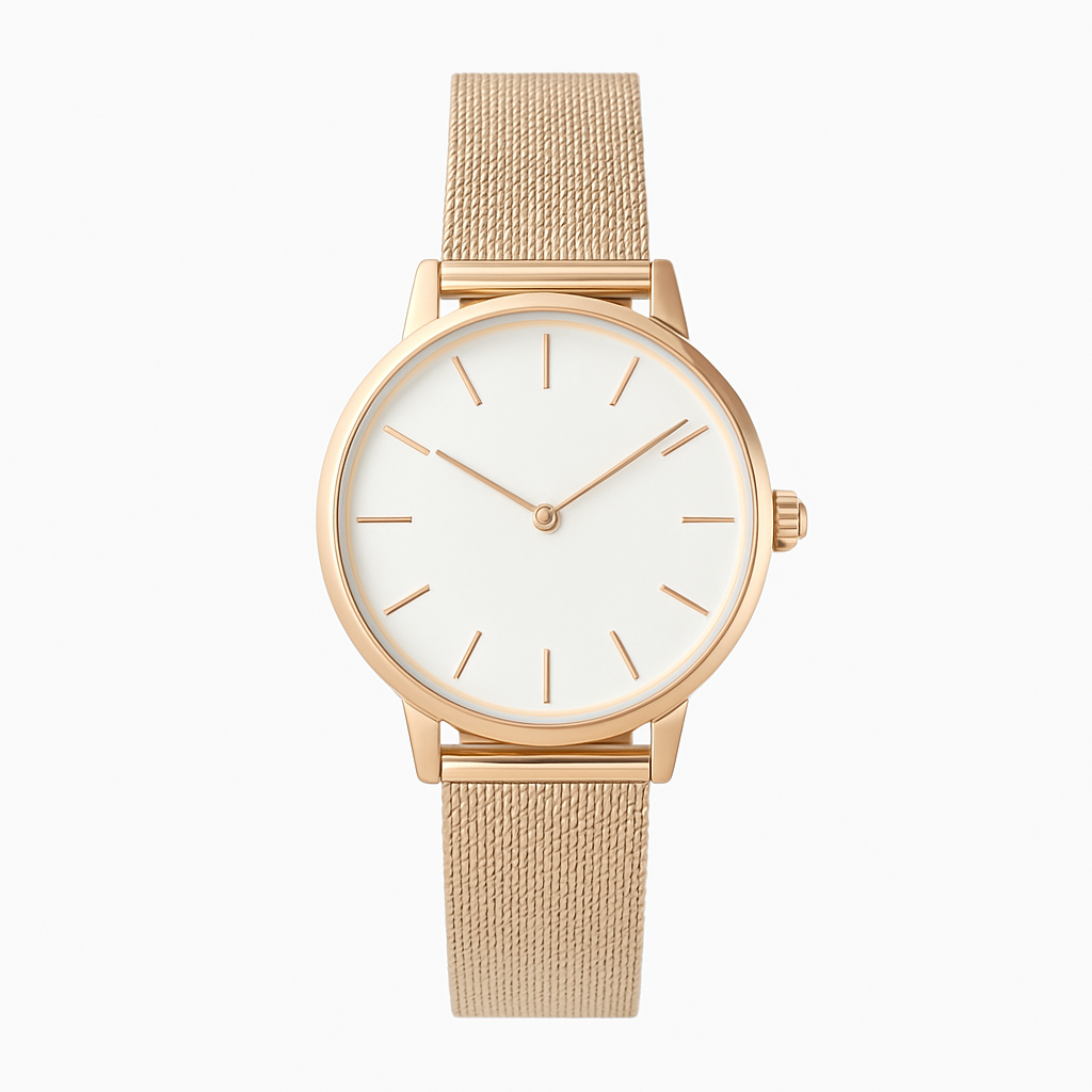 Ivory Mesh Elegance - Pourenor Watches