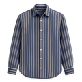 Linen Stripe Shirt - Pourenor Shirts