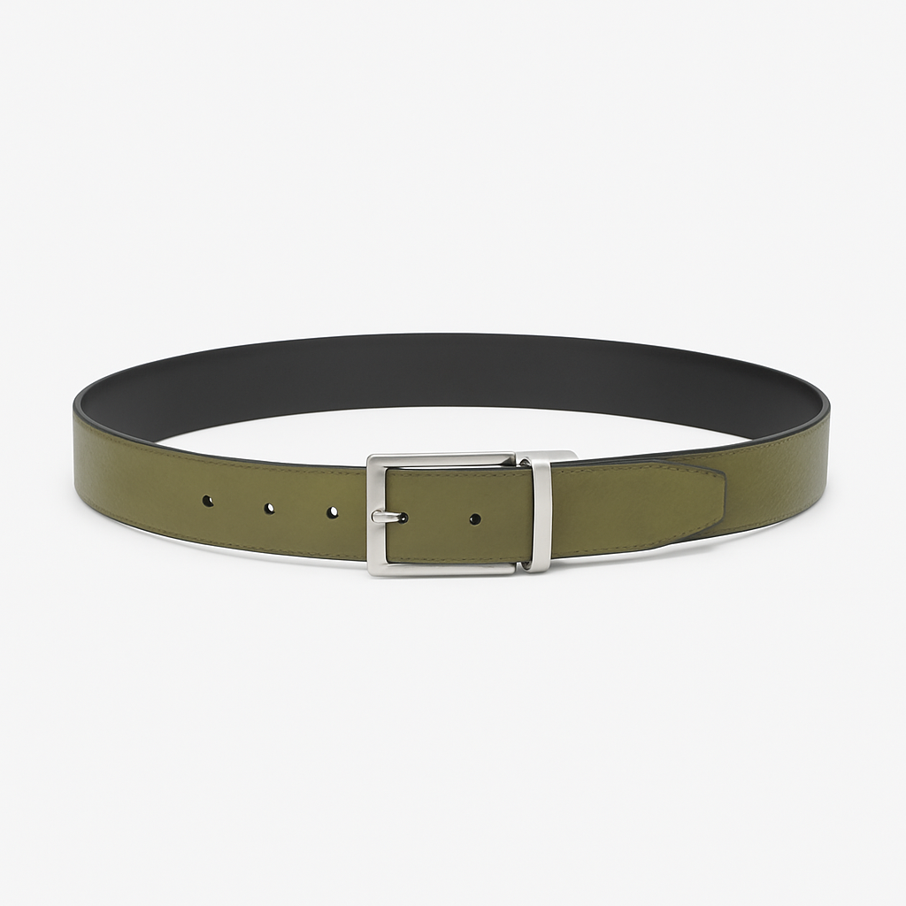 Reversible Leather Belt - Pourenor Belts