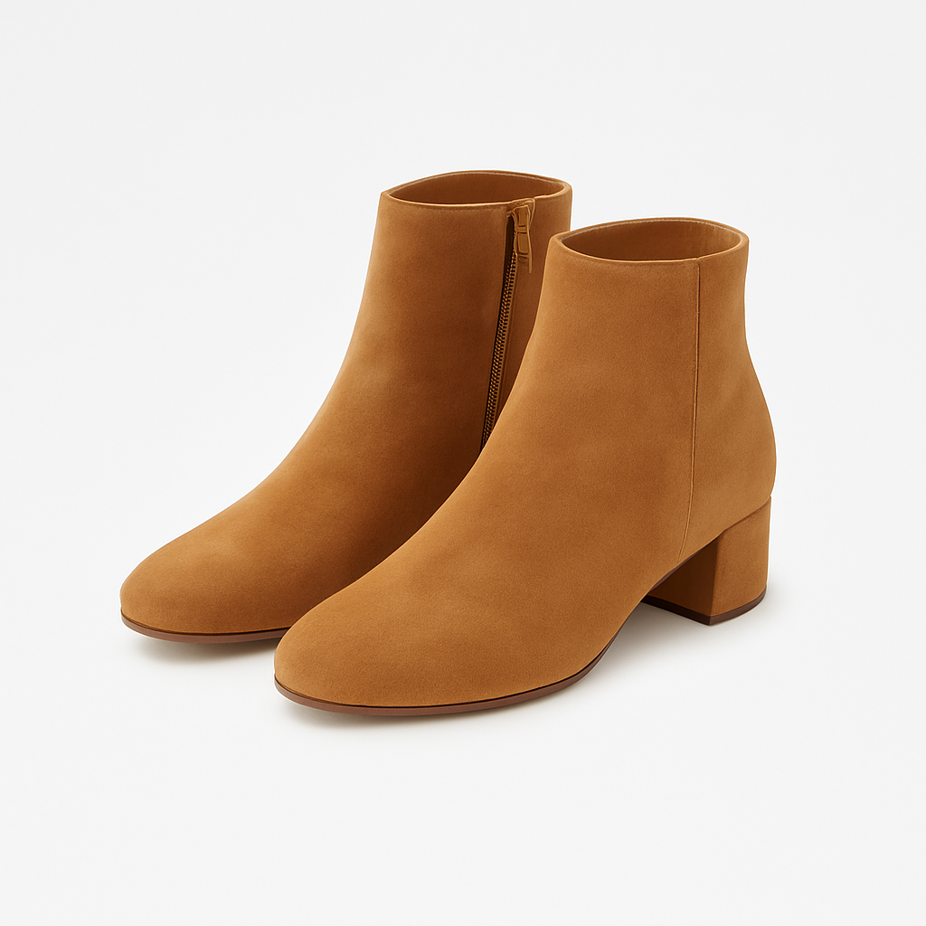 Siena Suede Boots - Pourenor Shoes