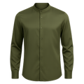 Silk Grandad Shirt - Pourenor Shirts